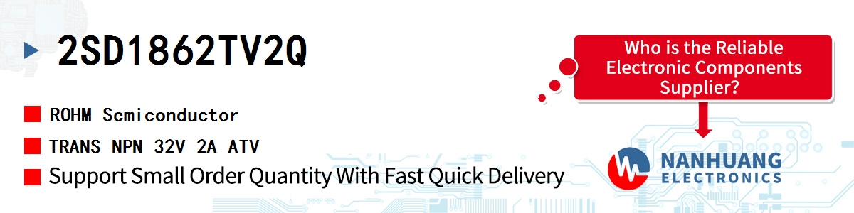 2SD1862TV2Q ROHM TRANS NPN 32V 2A ATV