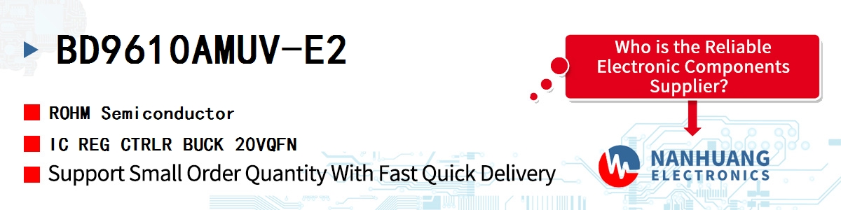 BD9610AMUV-E2 ROHM IC REG CTRLR BUCK 20VQFN