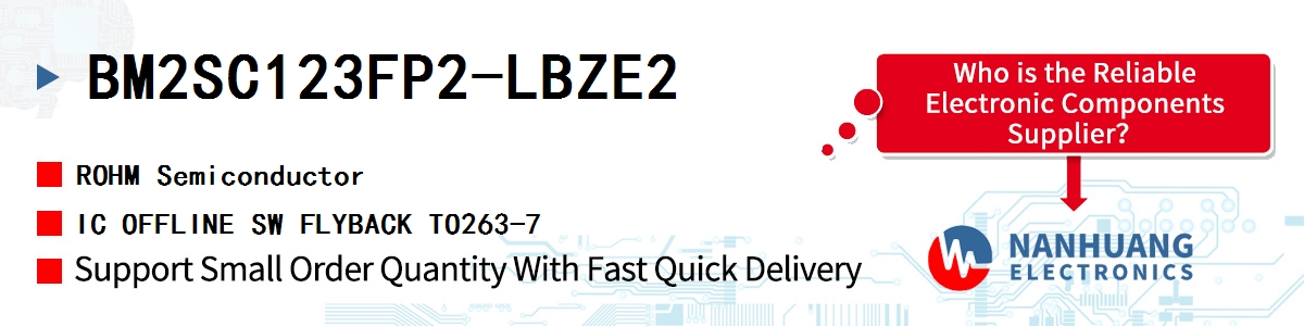 BM2SC123FP2-LBZE2 ROHM IC OFFLINE SW FLYBACK TO263-7