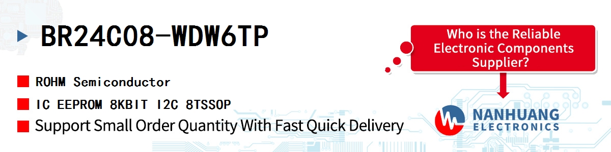BR24C08-WDW6TP ROHM IC EEPROM 8KBIT I2C 8TSSOP