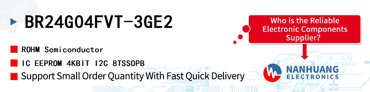 BR24G04FVT-3GE2 ROHM IC EEPROM 4KBIT I2C 8TSSOPB