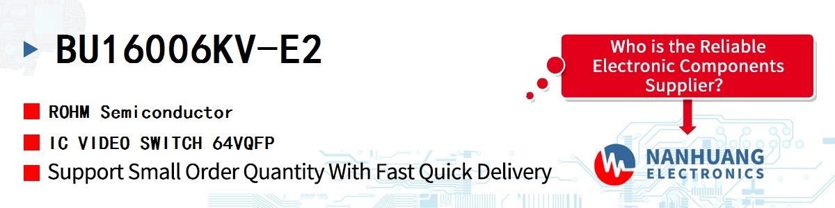 BU16006KV-E2 ROHM IC VIDEO SWITCH 64VQFP