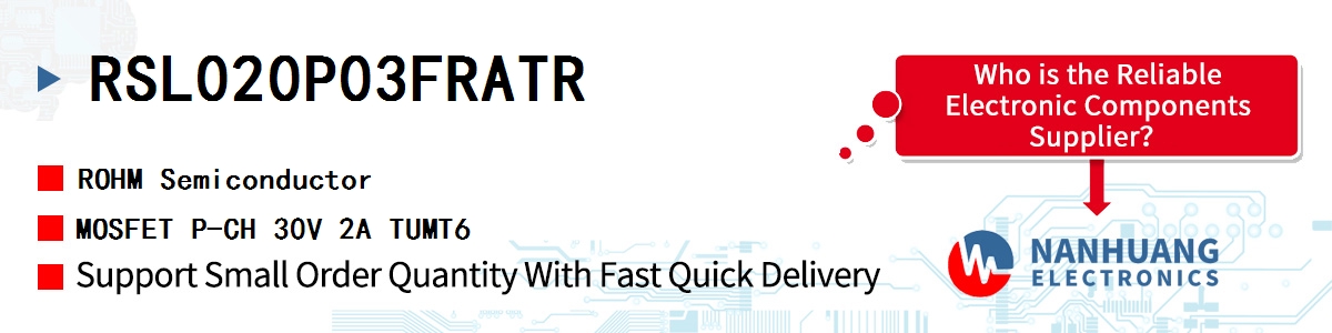 RSL020P03FRATR ROHM MOSFET P-CH 30V 2A TUMT6