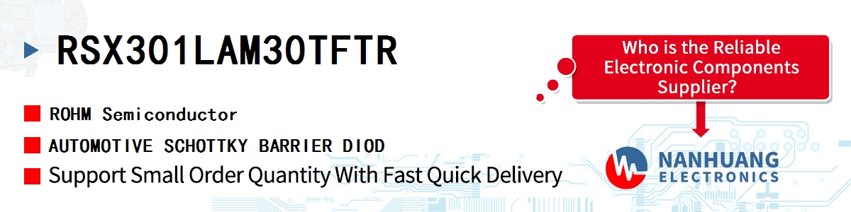 RSX301LAM30TFTR ROHM AUTOMOTIVE SCHOTTKY BARRIER DIOD